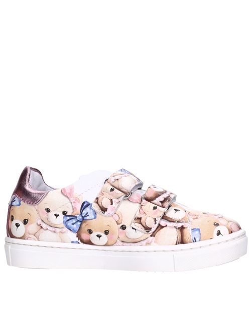 Sneakers in ecopelle MONNALISA | 83D015 4F00MULTICOLOR